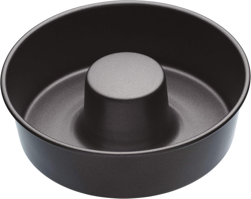 Master Class MasterClass Ring Cake Tin with PTFE, PFOA and BPA Free Non Stick, Robust 1mm Thick Carbon Steel, Savarin Mould 20cm (8”) for Cakes and Desserts, Rust Resistant, Ultimate Double-Layer, Grey - Image 1